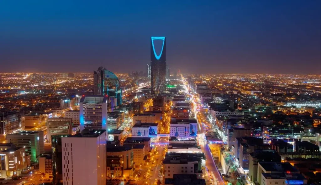 نمایی از شهر ریاض، پایتخت کشور عربستان
